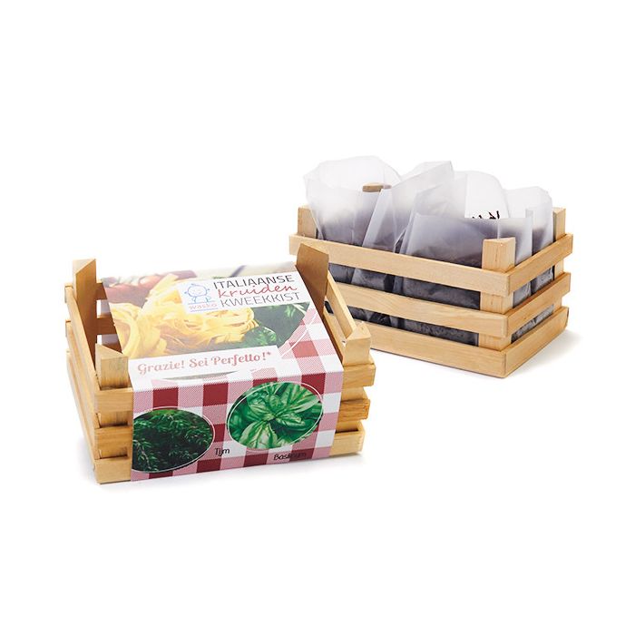 Italiaanse kruiden kweekkistje